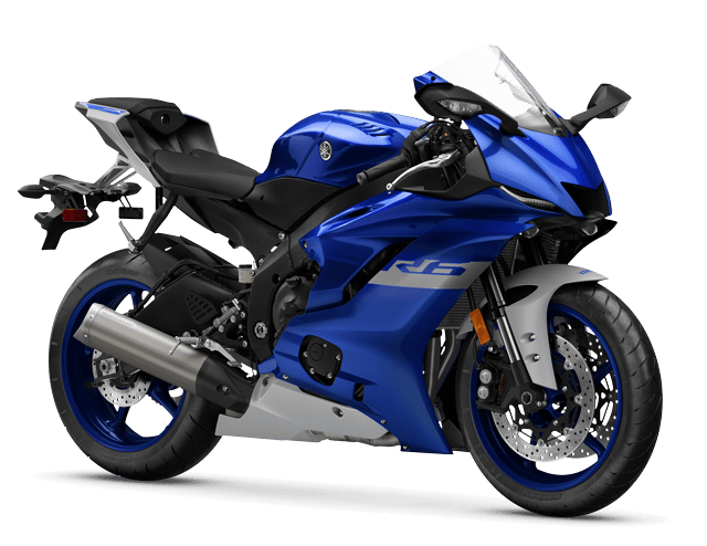 Yamaha YZF R6 in Blue Color