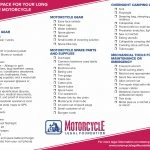 motorcycle long distance riding packing checklist