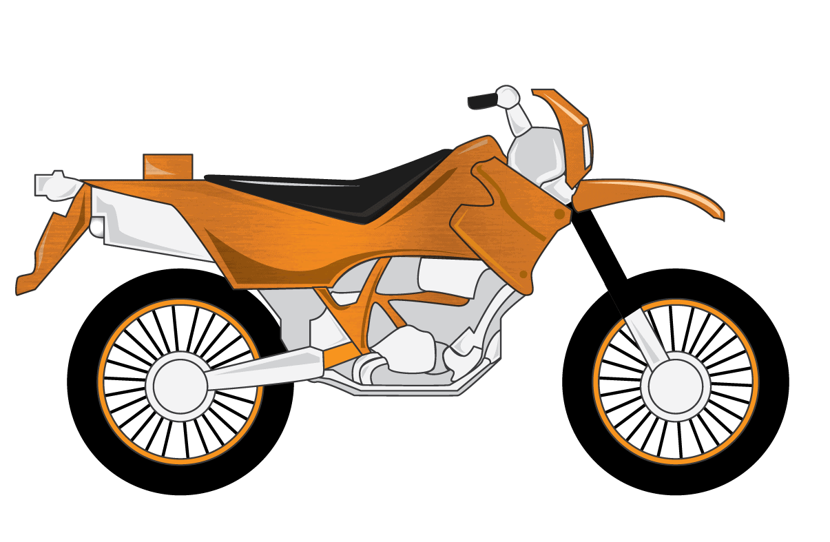 Dual sport motorcycle example