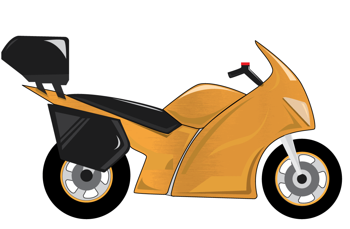 Sport touring motorcycle example