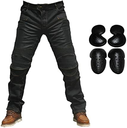 Takue Men's Motorcycle Riding Armor Jeans