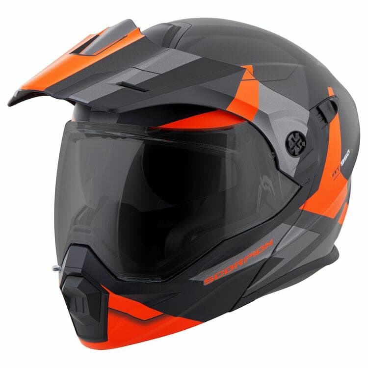 Black and orange Scorpion EXO-AT950 Neocon Helmet