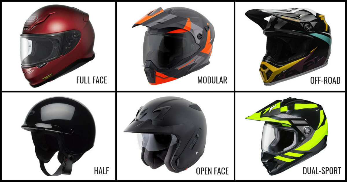 Hedendaags A Beginner's Guide to Types of Motorcycle Helmets CU-27