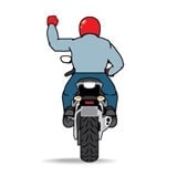 moto hand signals - right turn