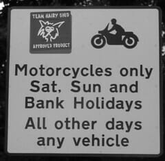 motorcycles only