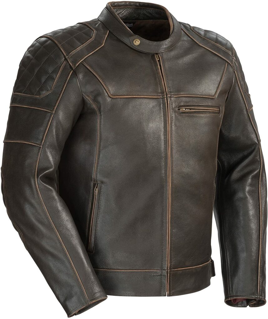 Байкерские кожаные куртки мужские - 85 фото