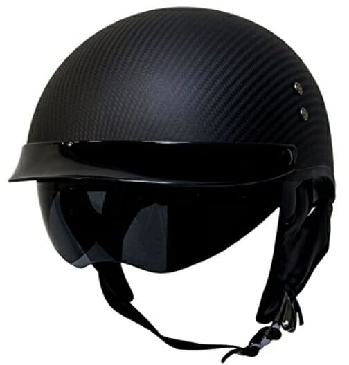 Black Voss 888CF carbon fiber helmet