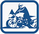 blue logo of motorcycle legal foundation used as favicon