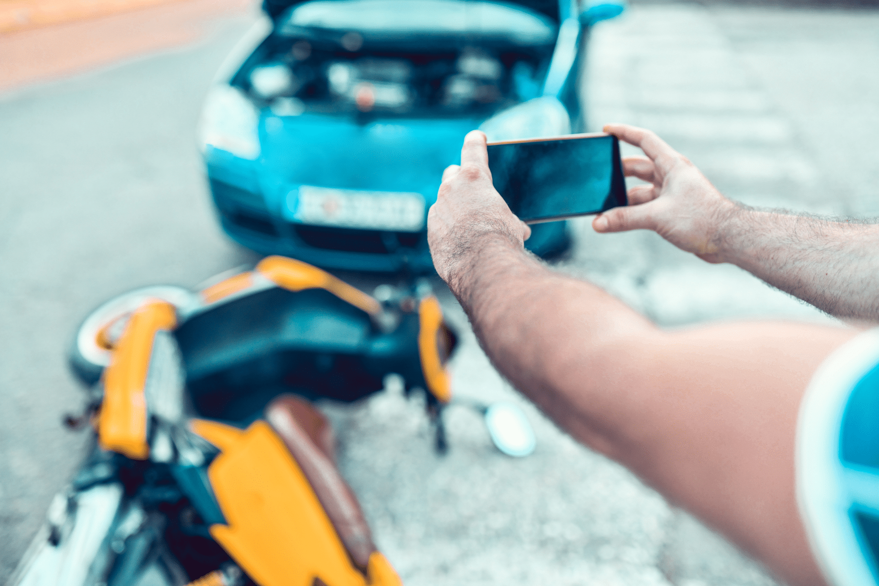 Photograph of Motorcycle Accident