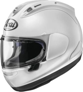 Arai Corsair-X Solid Adult Street Motorcycle Helmet - White/Medium
