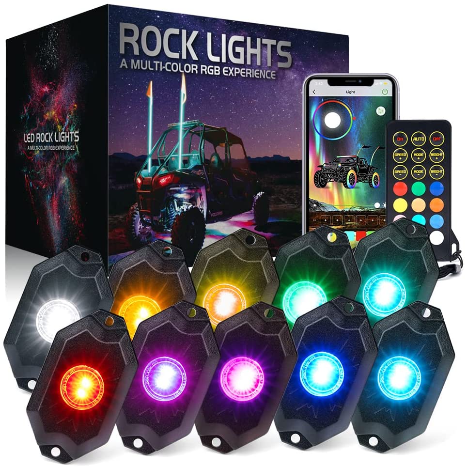 motorcycle rgb pod lights