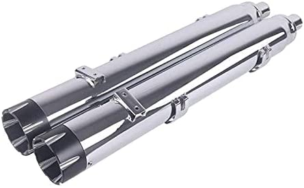 4” Slip On Mufflers Exhaust for Indian 2014-2022 Chief Chieftain Roadmaster Springfield Challenger,Stepped Baffle for Tdded Thrust and Baffles Removable