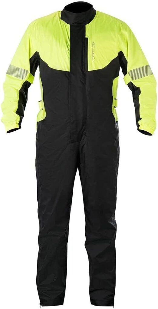 Alpinestars Men's Hurricane Rain Motorcycle Suit, Yellow:Black, X-Large