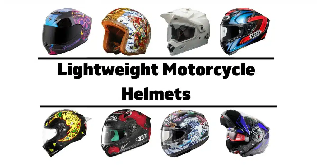 THE LIGHTWEIGHT MOTORCYCLE HELMET GUIDE