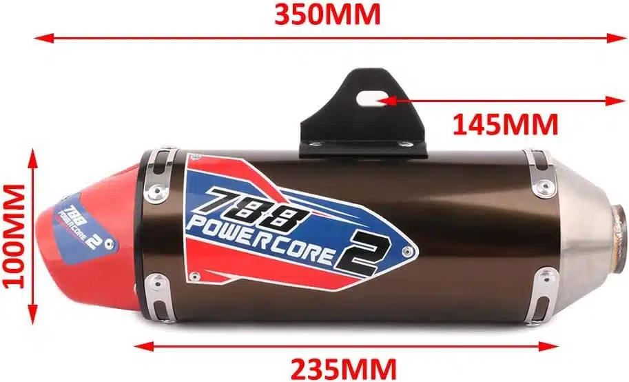 JFG RACING Dirt Bike Slip On Exhaust